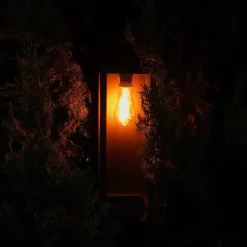 Lampada da parete Giulietta in ottone brunito