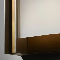 Lampada da parete Glam Pewter