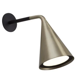 Lampada da parete Gordon in ottone di Corrado Dotti
