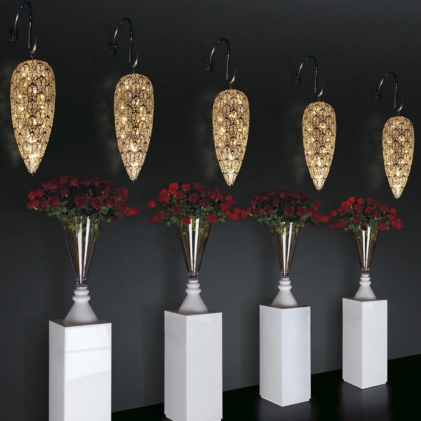 LAMPADA DA PARETE HEARTBEAT ARABESQUE