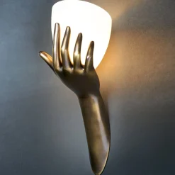 Lampada da parete Human Bronze