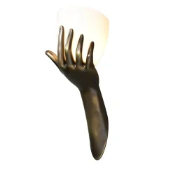 Lampada da parete Human Bronze