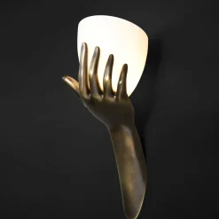 Lampada da parete Human Bronze