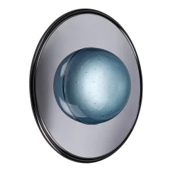 Lampada da Parete Illusione Piccola in Vetro Azzurro