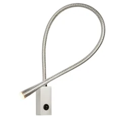 Lampada da parete in acciaio Flexiled L90 di King & Roselli