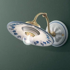 Lampada da parete in ceramica Asti C140 Blue Grapes