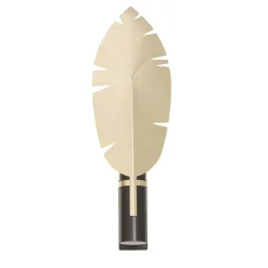 Lampada da parete in oro foglia