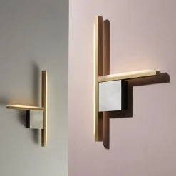 Lampada da parete in ottone Almost Essence