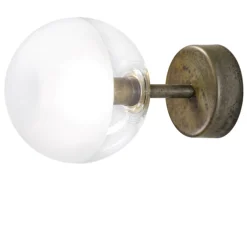 Lampada da parete in ottone antico Molecola