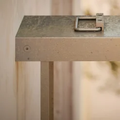 Lampada da parete in ottone per esterni Lanterne Slim