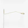 Lampada da parete in ottone regolabile BRS03