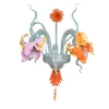 Lampada da parete in vetro AP multicolore Iris
