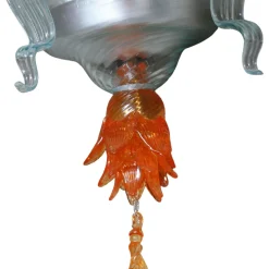 Lampada da parete in vetro AP multicolore Iris