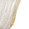 Lampada da parete in vetro bianco Luzi