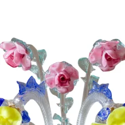 Lampada da parete in vetro multicolore Narciso AP