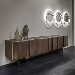 Lampada da parete Myring circolare in ottone