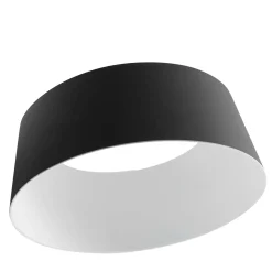 Lampada da parete nera Oxygen W2 di Pio e Tito Toso