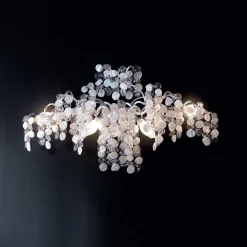 Lampada da parete Opera Small Silver