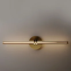 Lampada da parete Optical in vetro ambra
