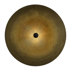 Lampada da parete Parabola 1200 Media in resina dorata spazzolata