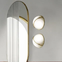 Lampada da parete Perla Gold di Christian Piccolo