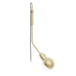 Lampada da parete regolabile in ottone dorato BRS02