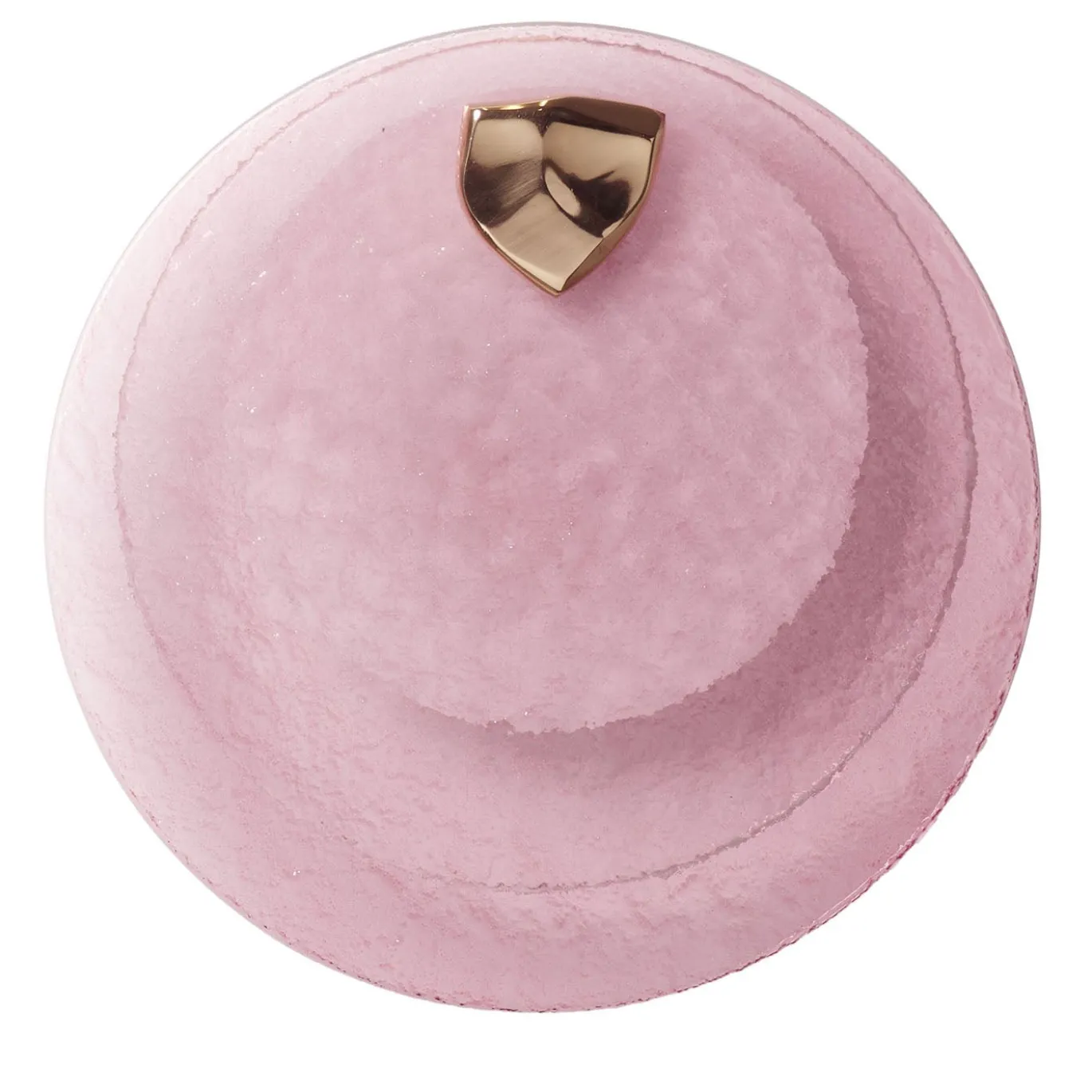 Lampada da parete Rose Shield in vetro rosa