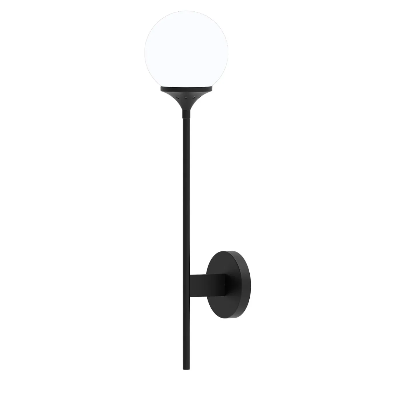 Lampada da parete San Babila nera