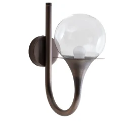 Lampada da parete singola Bricola di Ciarmoli Queda Studio