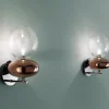 Lampada da parete Unica in bronzo