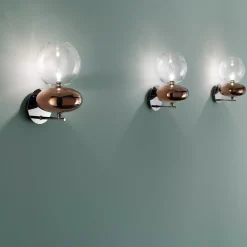 Lampada da parete Unica in bronzo