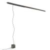 Lampada da pavimento a soffitto in marmo Quetzal Black&Golg