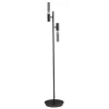 Lampada da pavimento Linea in vetro borosilicato grigio