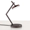 Lampada da scrivania in nichel nero Vector