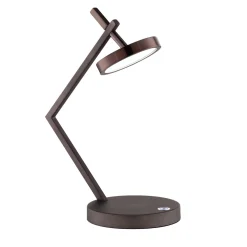 Lampada da scrivania in nichel nero Vector