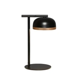 Lampada da scrivania Molly nera e oro
