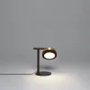 Lampada da scrivania Molly oro e nera