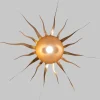 Lampada da soffitto a incasso SUN con foglia d'oro di Luca Bussacchini