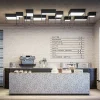 Lampada da soffitto Aria piccola 7375 nero opaco di Roberto Favaretto