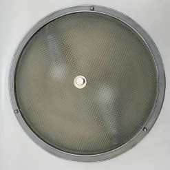 Lampada da soffitto in ottone cromato