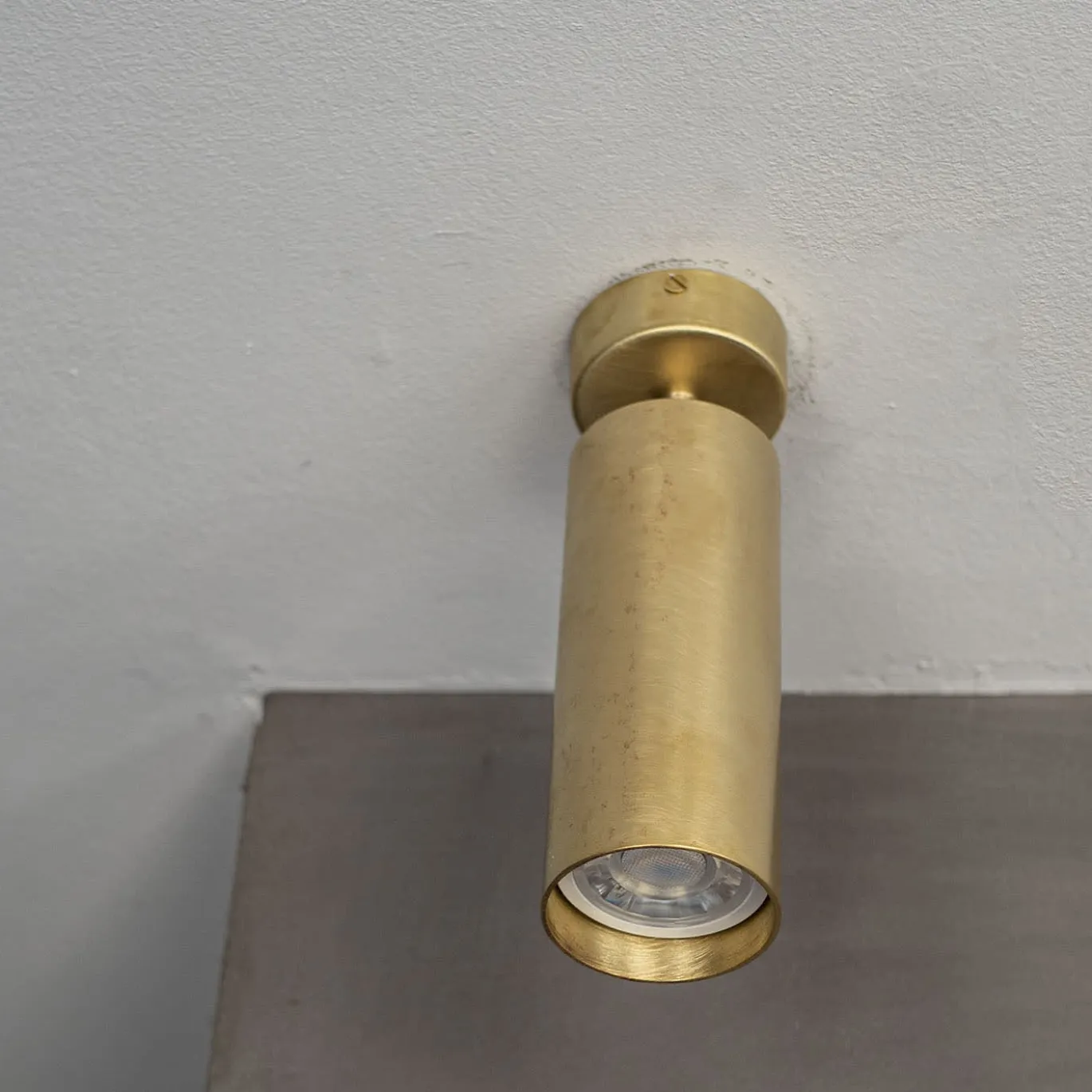 Lampada da soffitto in ottone dorato Kyle Pl