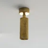Lampada da soffitto in ottone dorato Micro Kyle Pl
