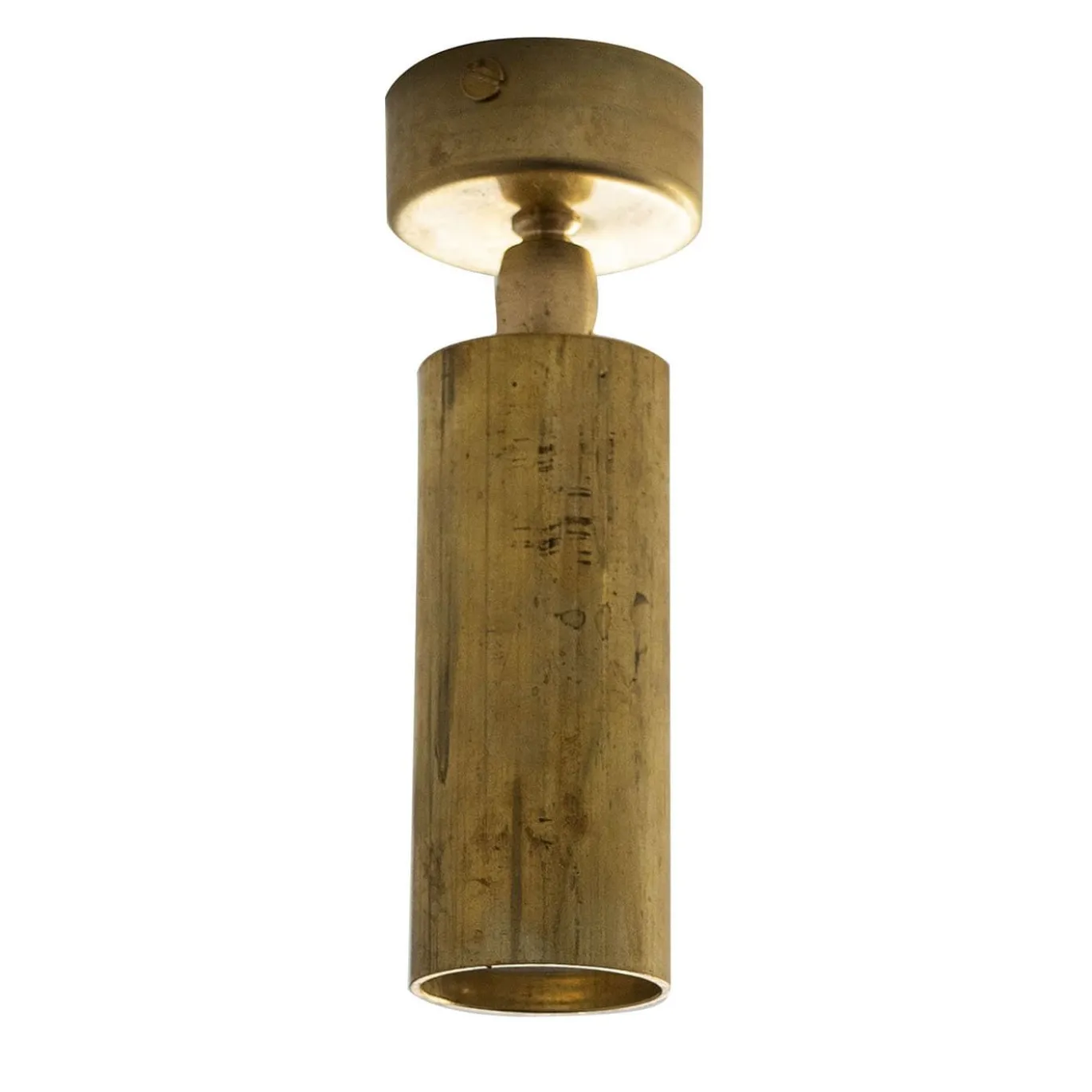 Lampada da soffitto in ottone dorato Micro Kyle Pl