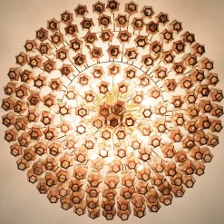Lampada da soffitto in vetro ametista Prismatico