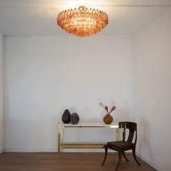Lampada da soffitto in vetro ametista Prismatico