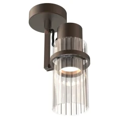 Lampada da soffitto Lei marrone