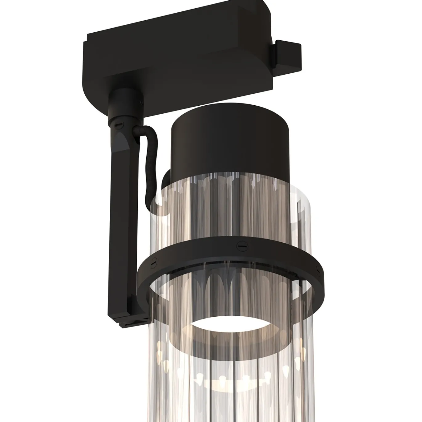 Lampada da soffitto Lei nera