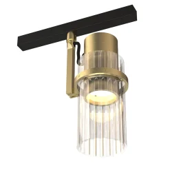 Lampada da soffitto Lei Nera e Oro