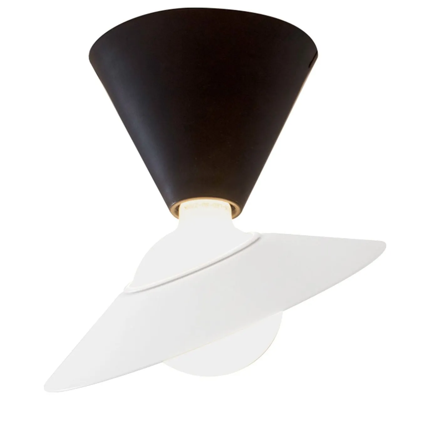 Lampada da soffitto nera Fante di De Pas, D'Urbino, Lomazzi