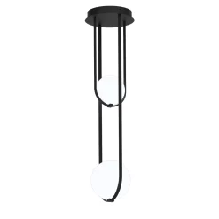 Lampada da soffitto Orizzonte nera
